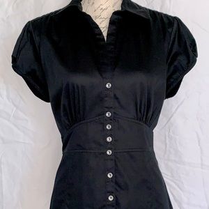 Like new Banana Republic black blouse.